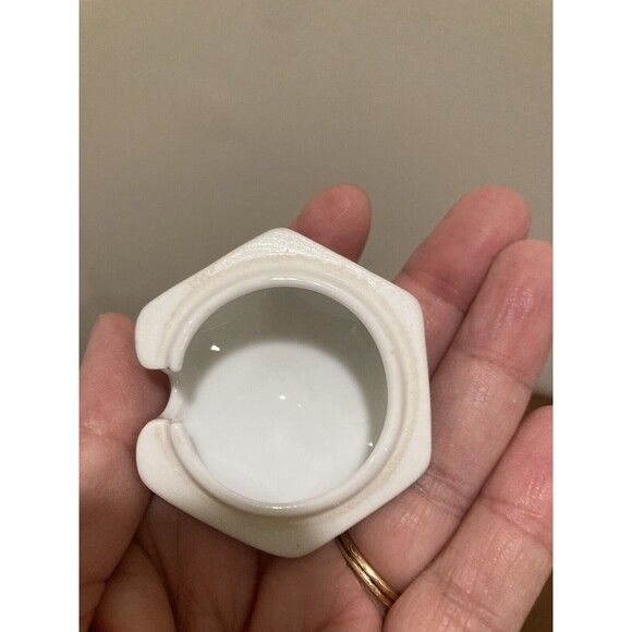 Antique Nippon c1911 Floral Sugar Bowl W/ Lid & Spoon Attached Plate Gold Accent - Picture 11 of 14